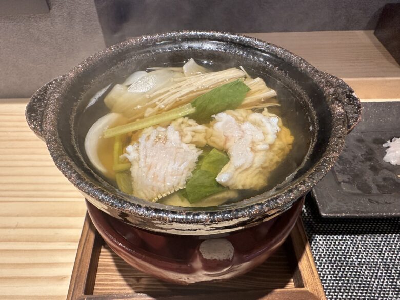 鱧のしゃぶしゃぶ